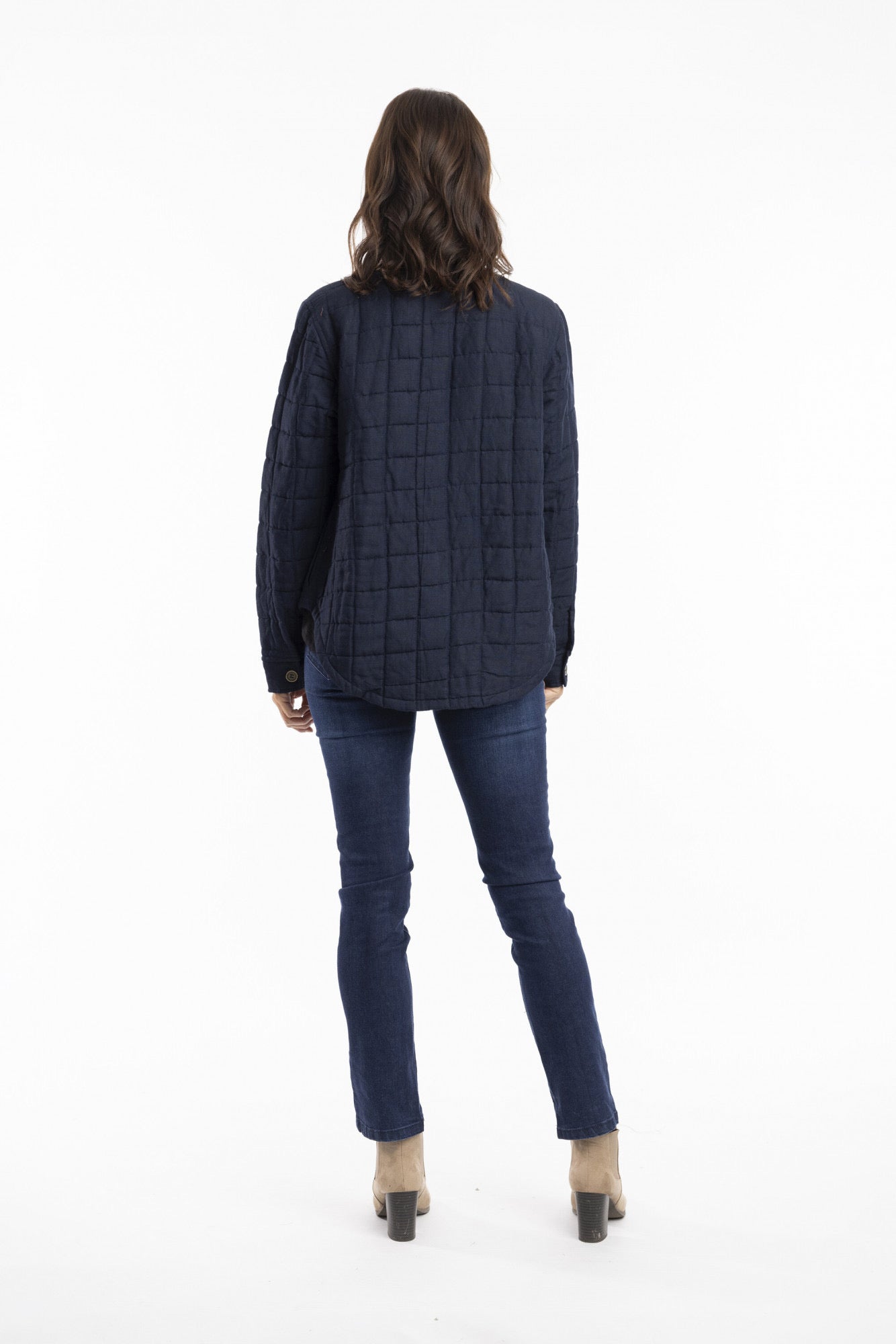 Pure Linen Coat Paded