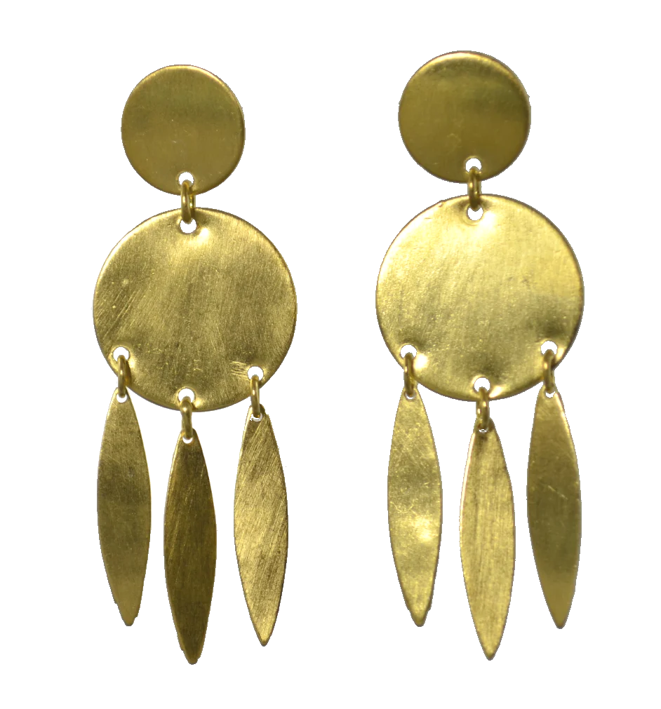 MW Gold Multi Swing Stud Earrings B475