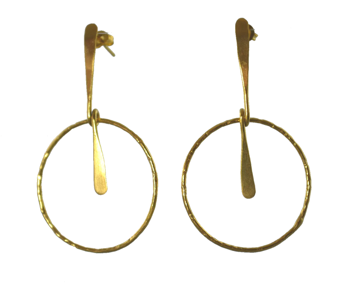MW Gold Matisse Stud Earrings