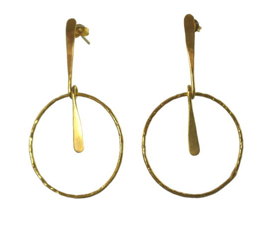 MW Gold Matisse Stud Earrings