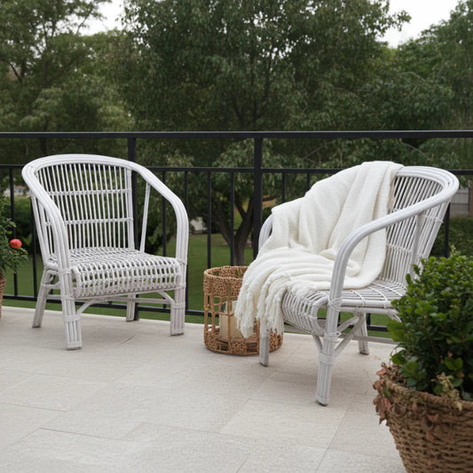 Colonial Chair/Table in white