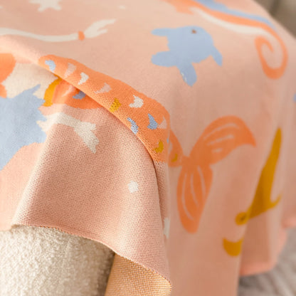 Mermaids Cotton Blanket