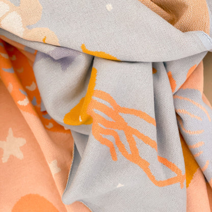 Ocean Creatures cotton  Blanket