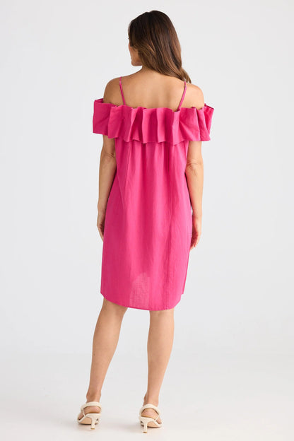 Osaka Dress - Fuschia