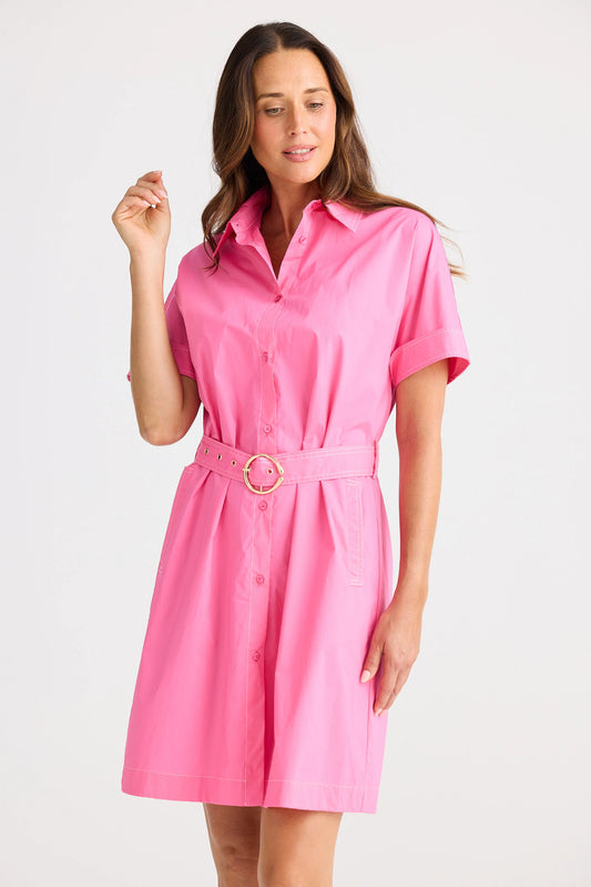 Emma Dress - Hot Pink