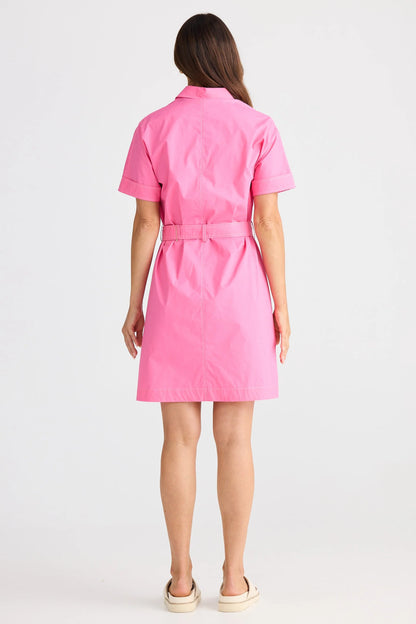 Emma Dress - Hot Pink