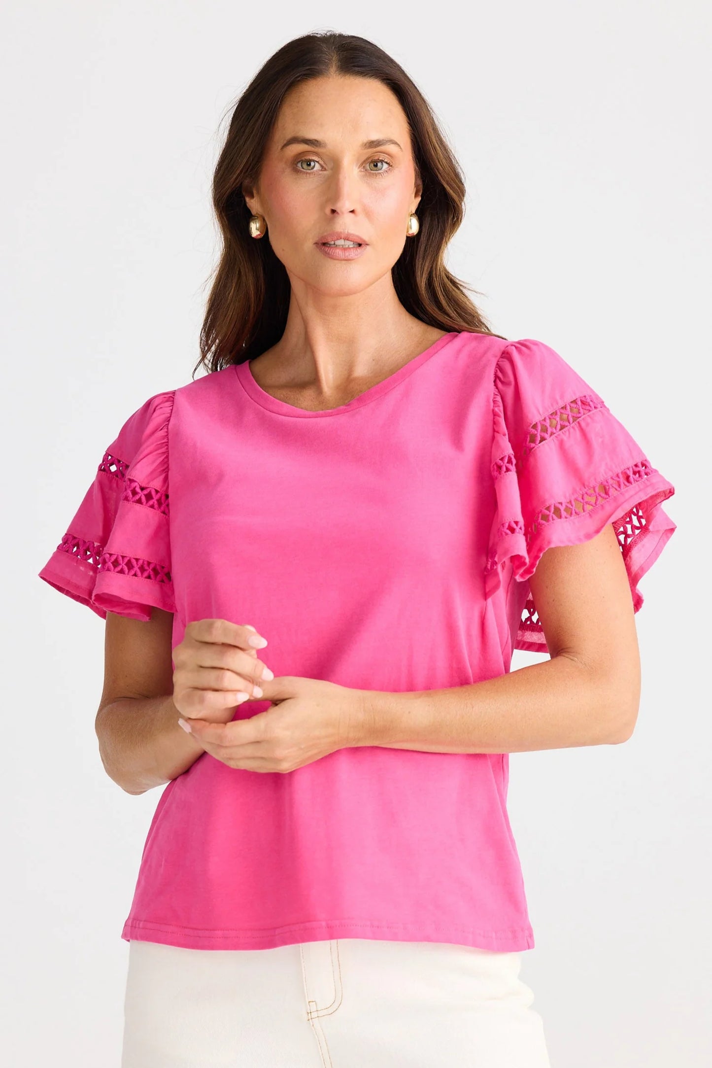 Chloe Tee - Hot Pink