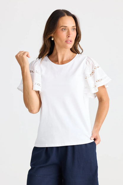 Chloe Tee - White