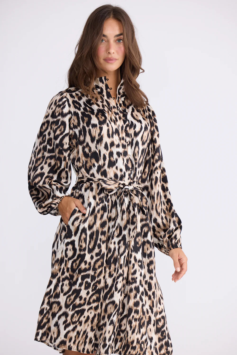 Penny Long Sleeve Dress in Savannah Print