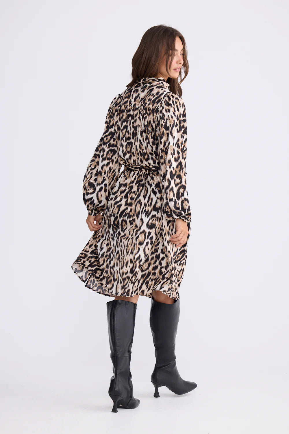 Penny Long Sleeve Dress in Savannah Print