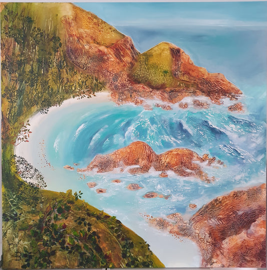 Beach View from Lighthouse Road by Margaret Ballard