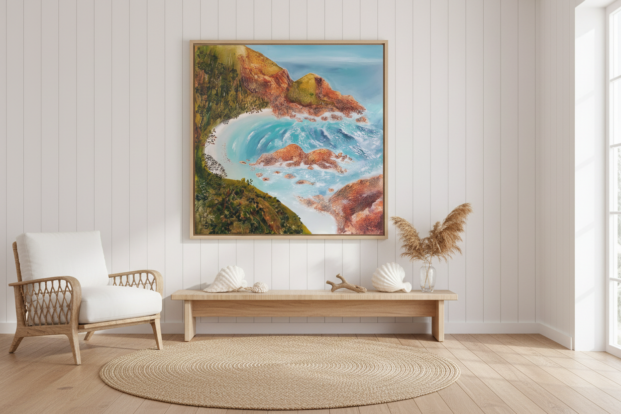 Beach View from Lighthouse Road by Margaret Ballard