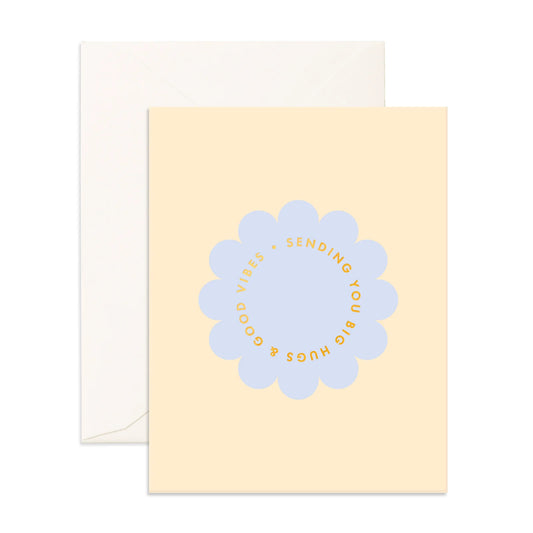 Big Hugs Petal Greeting Card