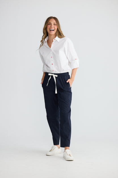 Reva Cargo Pants in Navy OR Red