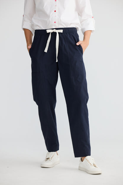 Reva Cargo Pants in Navy OR Red