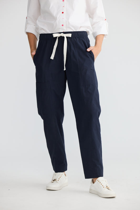 Reva Cargo Pants in Navy OR Red