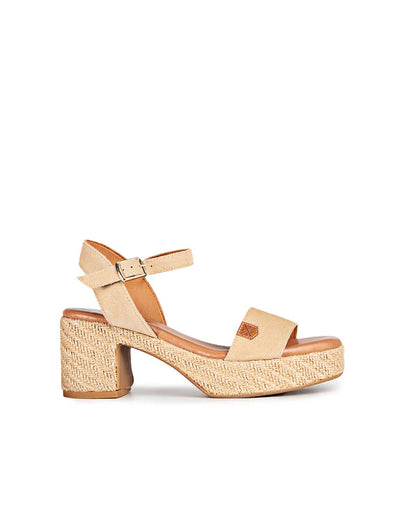 Beliche Serraje in Tan & Taupe