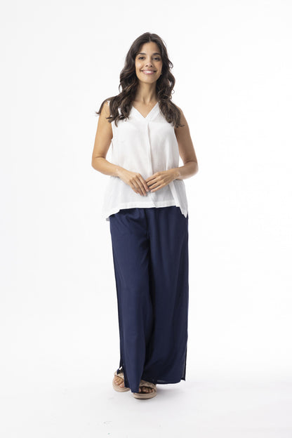 Lux Cami Sleeveless - White