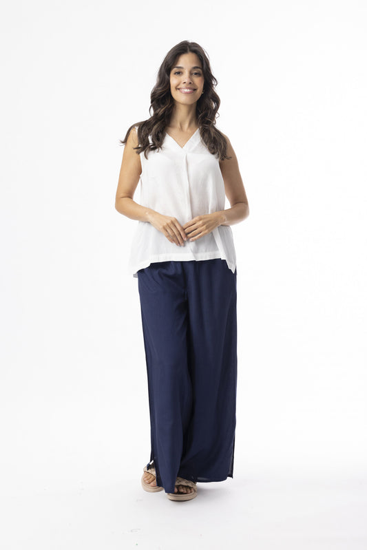 Lux Cami Sleeveless - White