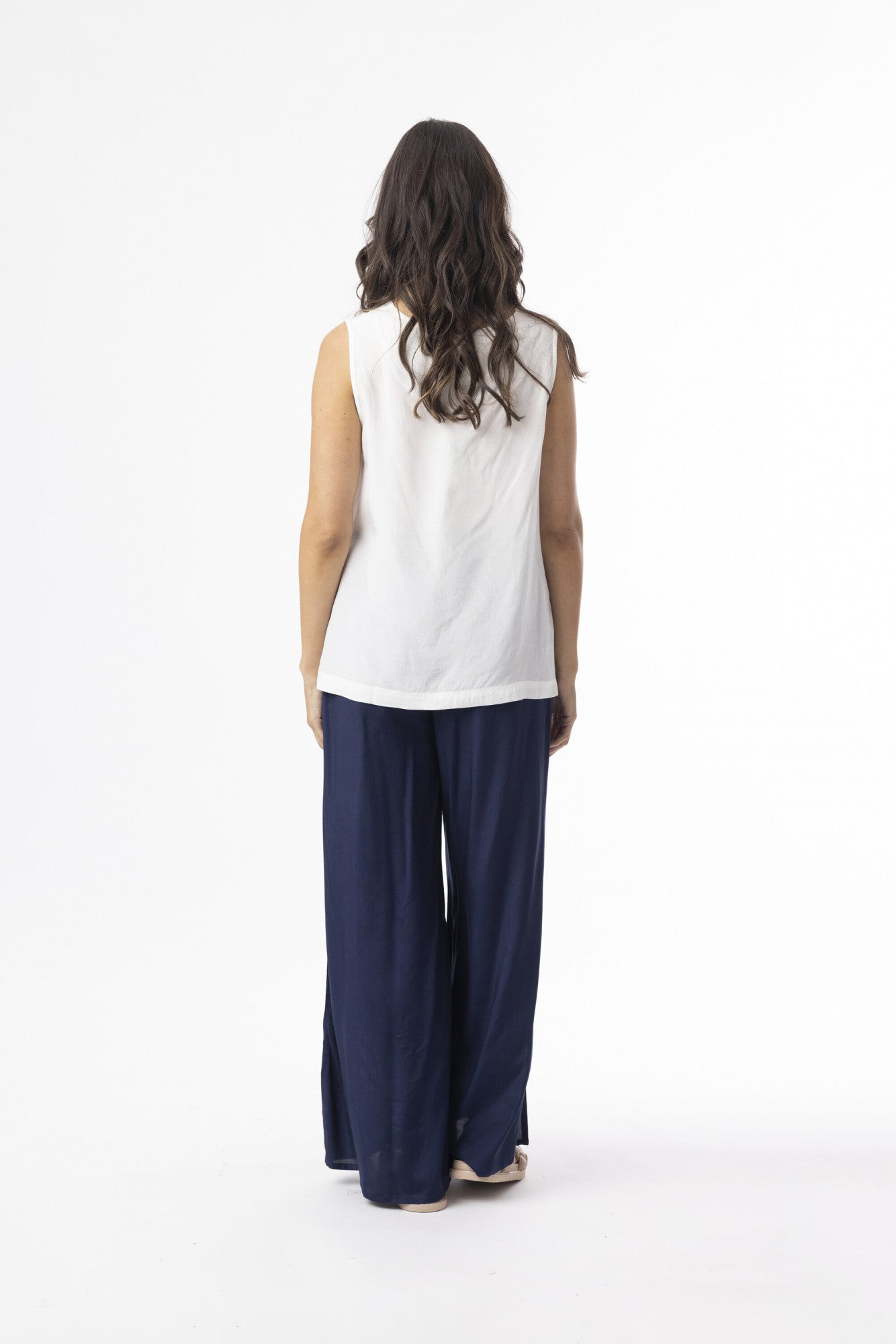 Lux Cami Sleeveless - White
