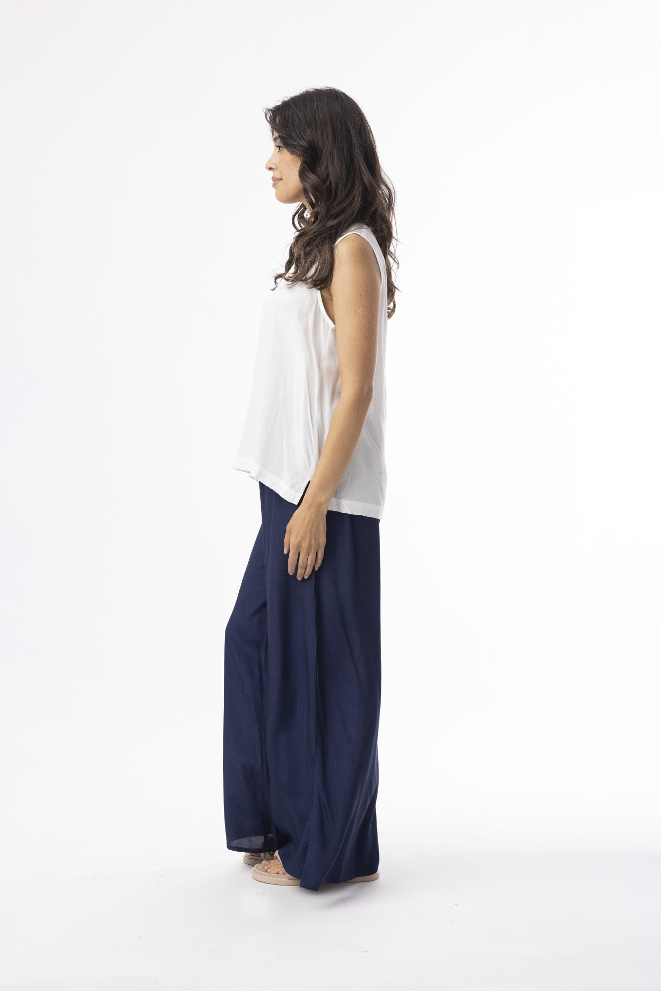 Lux Cami Sleeveless - White