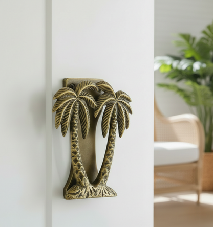 Double Palm Door Knocker - Dark