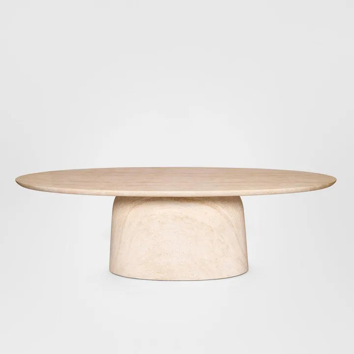 Corsica Travertine Look Outdoor Table