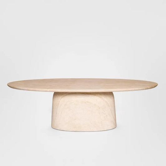 Corsica Travertine Look Outdoor Table