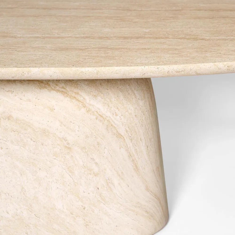 Corsica Travertine Look Outdoor Table