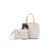 Amelie Oatmeal 2 Piece Tote Handbag