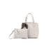 Amelie Oatmeal 2 Piece Tote Handbag