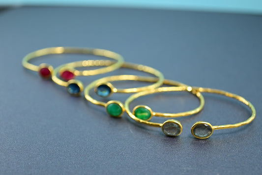 MW Gold Gem Cuff bracelet A21