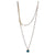 MW Euro Gold Assorted Gemstones Gold necklaces A1.18
