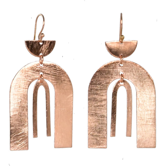MW Rose Gold Earrings B143r