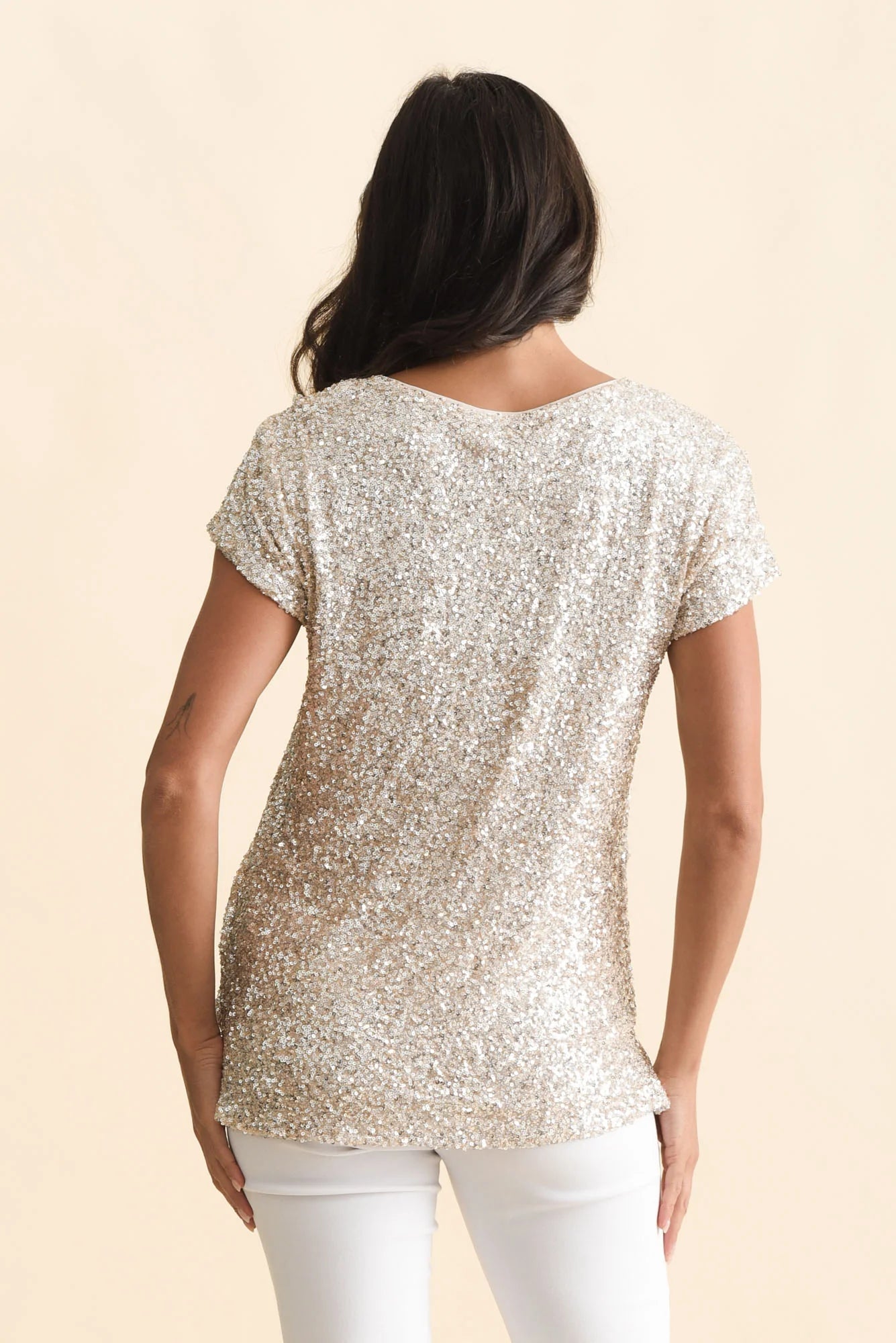 Darcy Tee in Champagne Sparkle