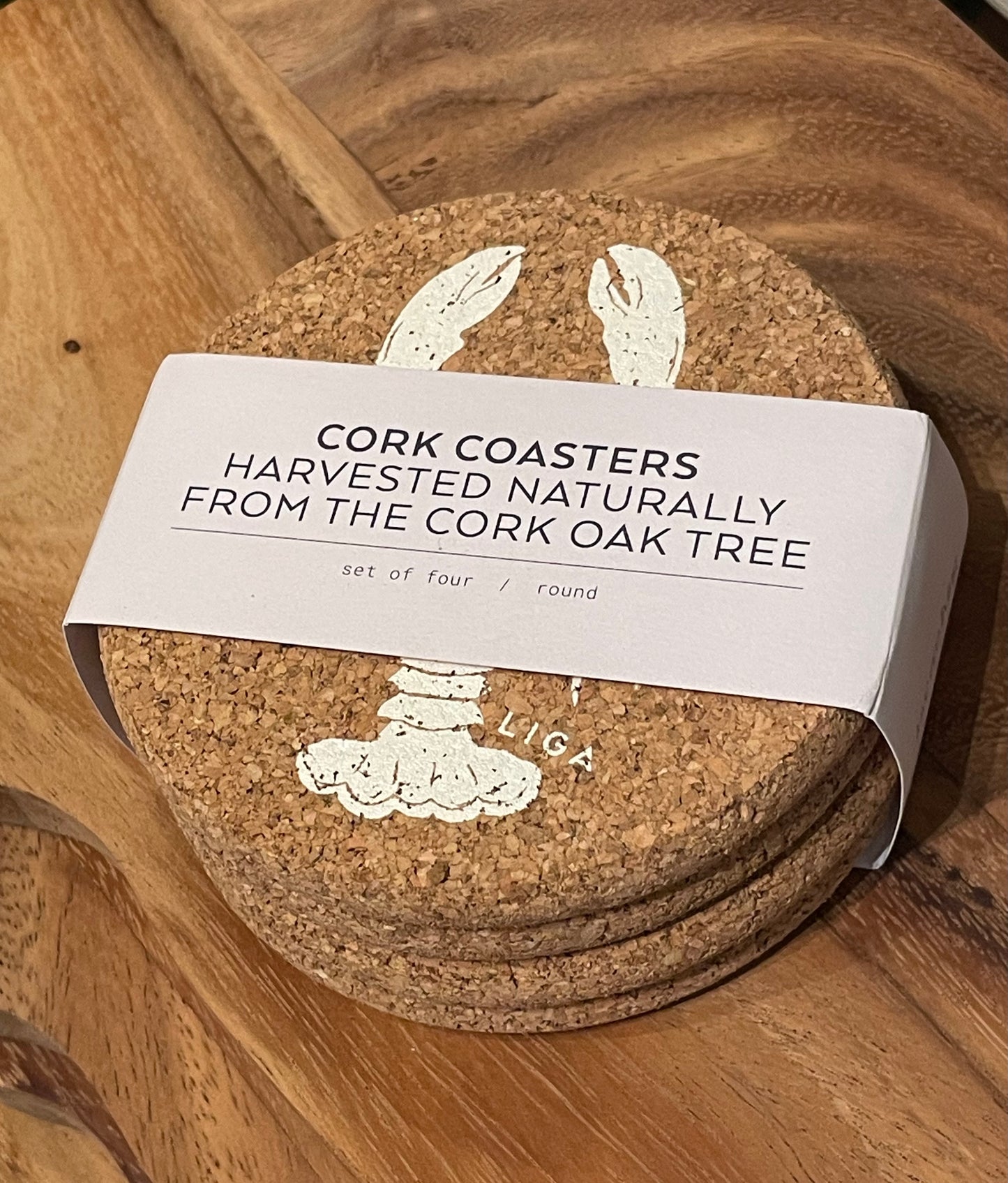 Printed Cork Coaster Set of 4 (Various)