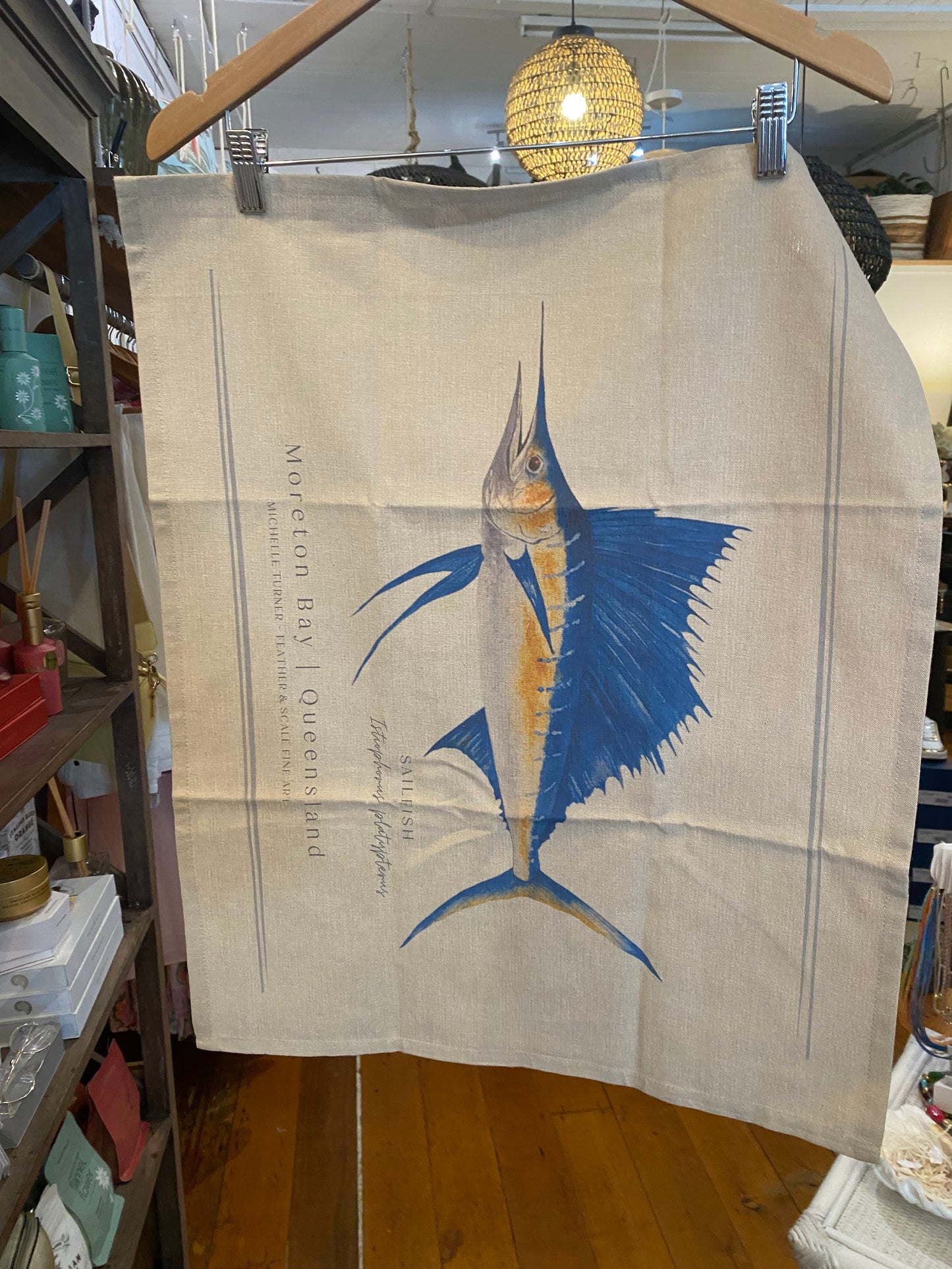 Feather & Scale Tea Towel