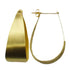 MW Euro Gold Wide Hoop Earrings B17