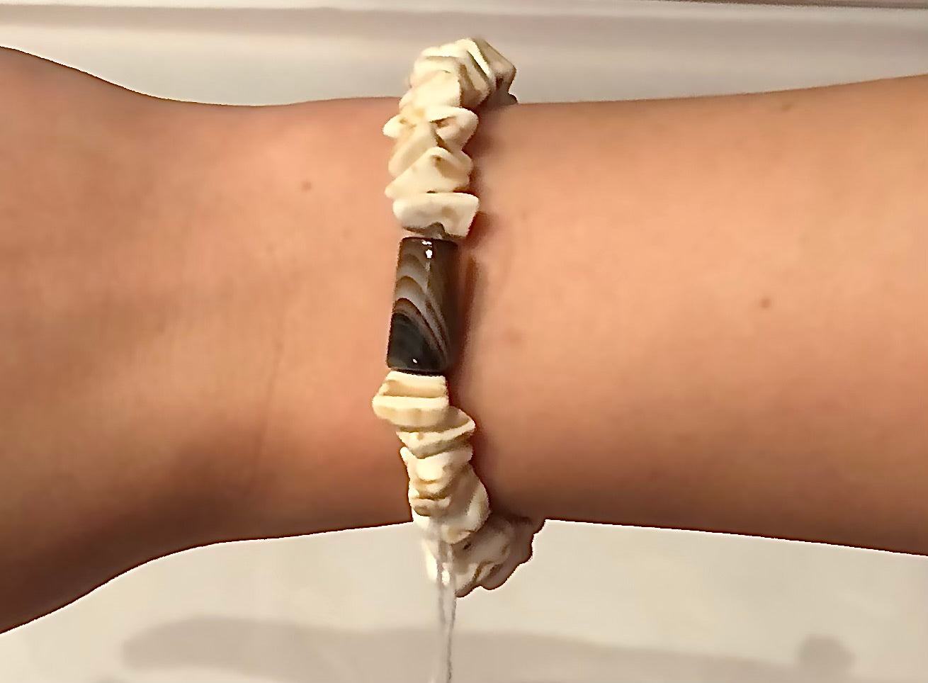 Beaded Rock Bracelet