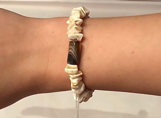 Beaded Rock Bracelet