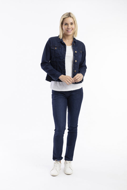 Denim Collard Jacket