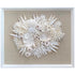White Coral on Linen Framed Artwork