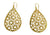 MW Gold Jali Swing Earrings B151