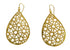 MW Gold Jali Swing Earrings B151