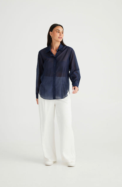Hunter Shirt in Navy (Various)