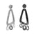 MW Silver Wash Earrings C73