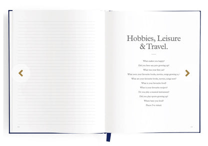 This Is My Story Memoir Journal Navy