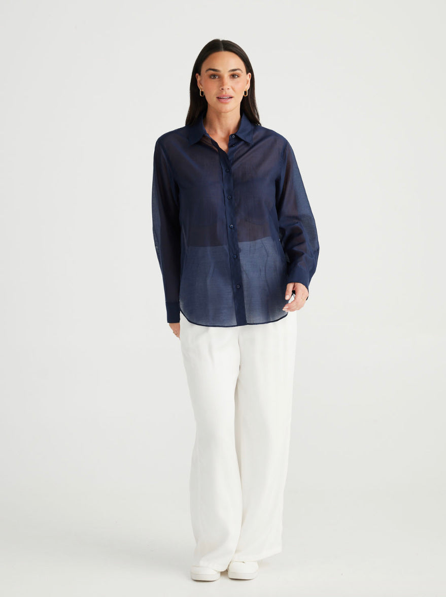 Hunter Shirt in Navy (Various)