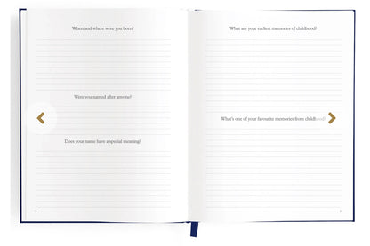 This Is My Story Memoir Journal Navy