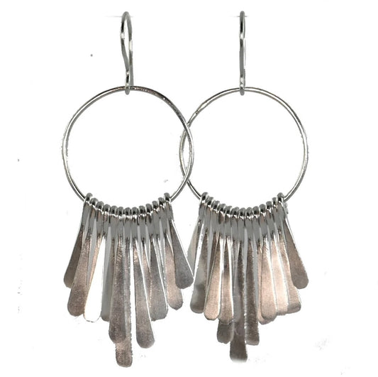MW Silver Wash Earrings C15A